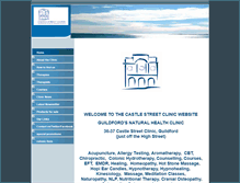 Tablet Screenshot of castlestreetclinic.com